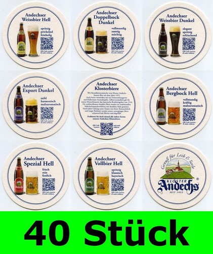 Stück bierdeckel andechser - 40,