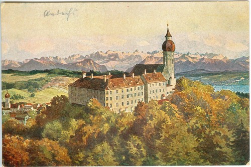 Lithographie ansichtskarte - lithographie,