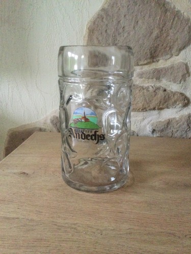 Bierkrug maß glas liter - maß, 1