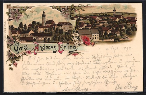 Lithographie andechs erling - lithographie, andechs-erling