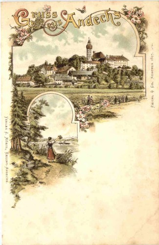 Gruss aus andechs litho - aus,