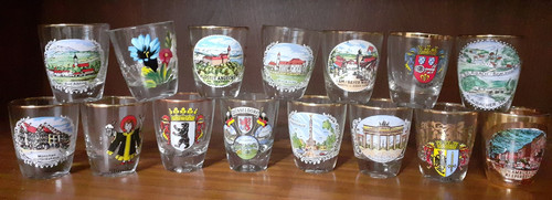 Schnapsgläser andenkenglas - -,