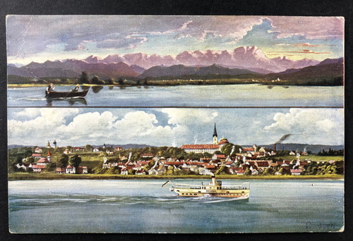 Künstlerkarte diessen - ak,