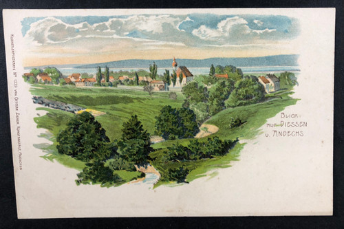 Litho postkarte diessen - litho,