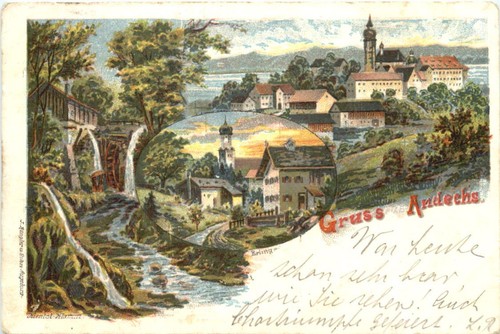 Gruss aus andechs litho - gruss,