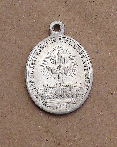 Altes amulet pilgermedaille - altes,