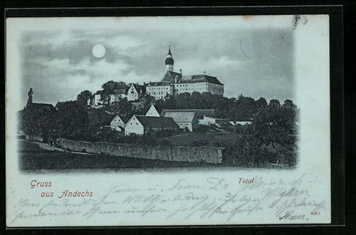 Mondschein andechs - mondschein-ak,