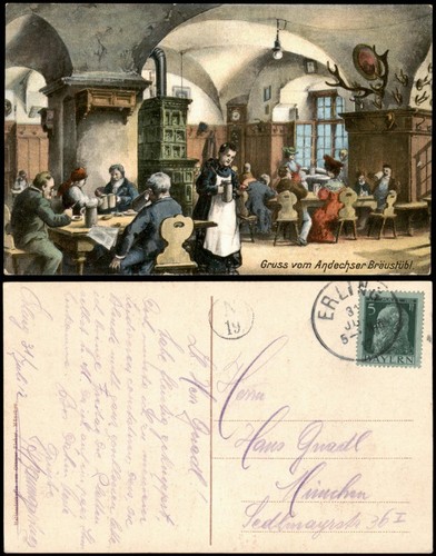 Ansichtskarte andechs - ansichtskarte,
