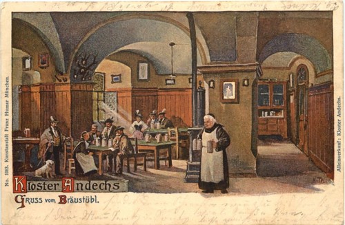 Bräustübel andechs litho - andechs,