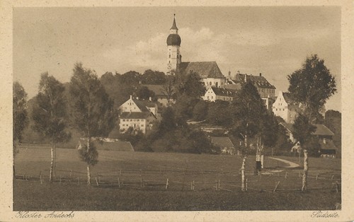 Kloster andechs totalansicht - andechs,