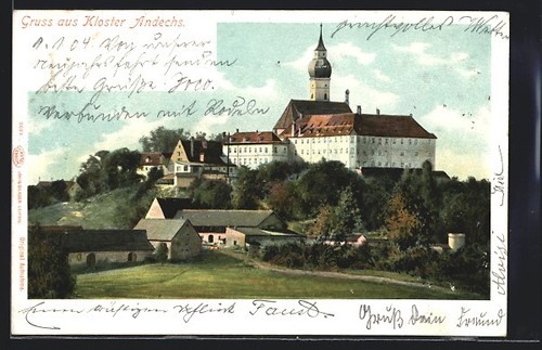Ansichtskarte andechs - ansichtskarte,
