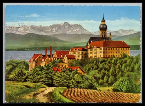 Ansichtskarte kloster andechs - kloster,