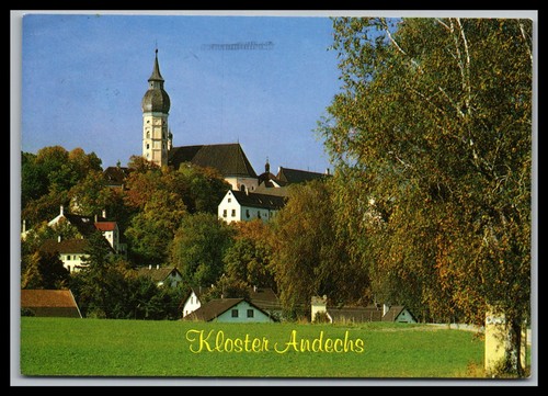 Ansichtskarte kloster andechs - ansichtskarte,