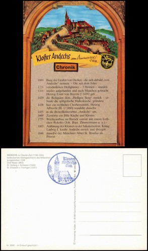 Ansichtskarte andechs kloster - andechs,