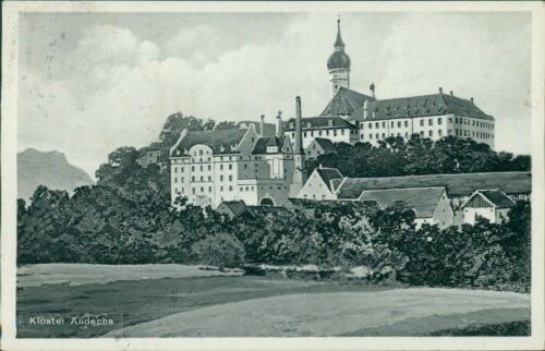 Ansichtskarte kloster andechs - ansichtskarte,