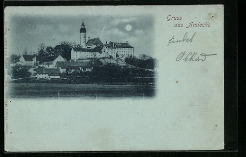 Mondschein andechs - mondschein-ak,