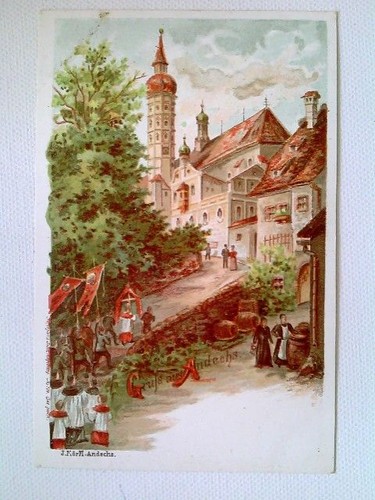 Andechs kloster prozession - andechs,,