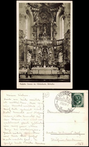 Ansichtskarte andechs inneres - ansichtskarte,