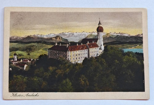 Kloster andechs alpen c1909 - ak,