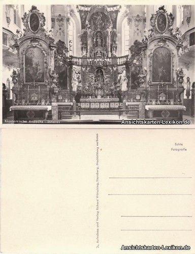 Ansichtskarte andechs - ansichtskarte,