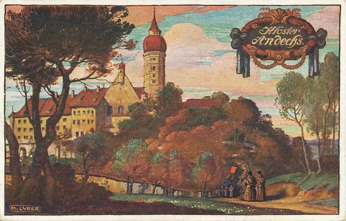 Kloster andechs künstlerkarte - kloster,