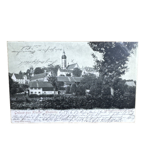 Postkarte kloster andechs - postkarte, ak