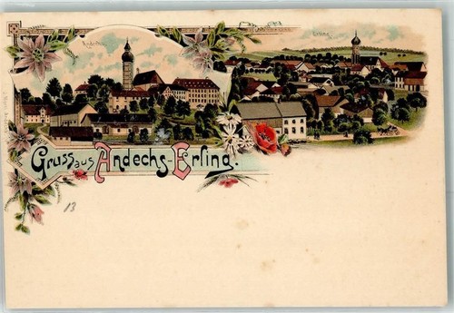 Andechs kloster lithographie - kloster,