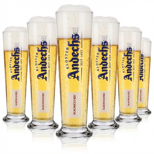 Andechs bierglas gläser - 6x,