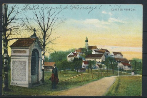 Ansichtskarte bayern kloster - ansichtskarte,