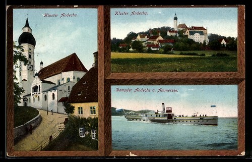 Andechs ansichtskarte - andechs,,